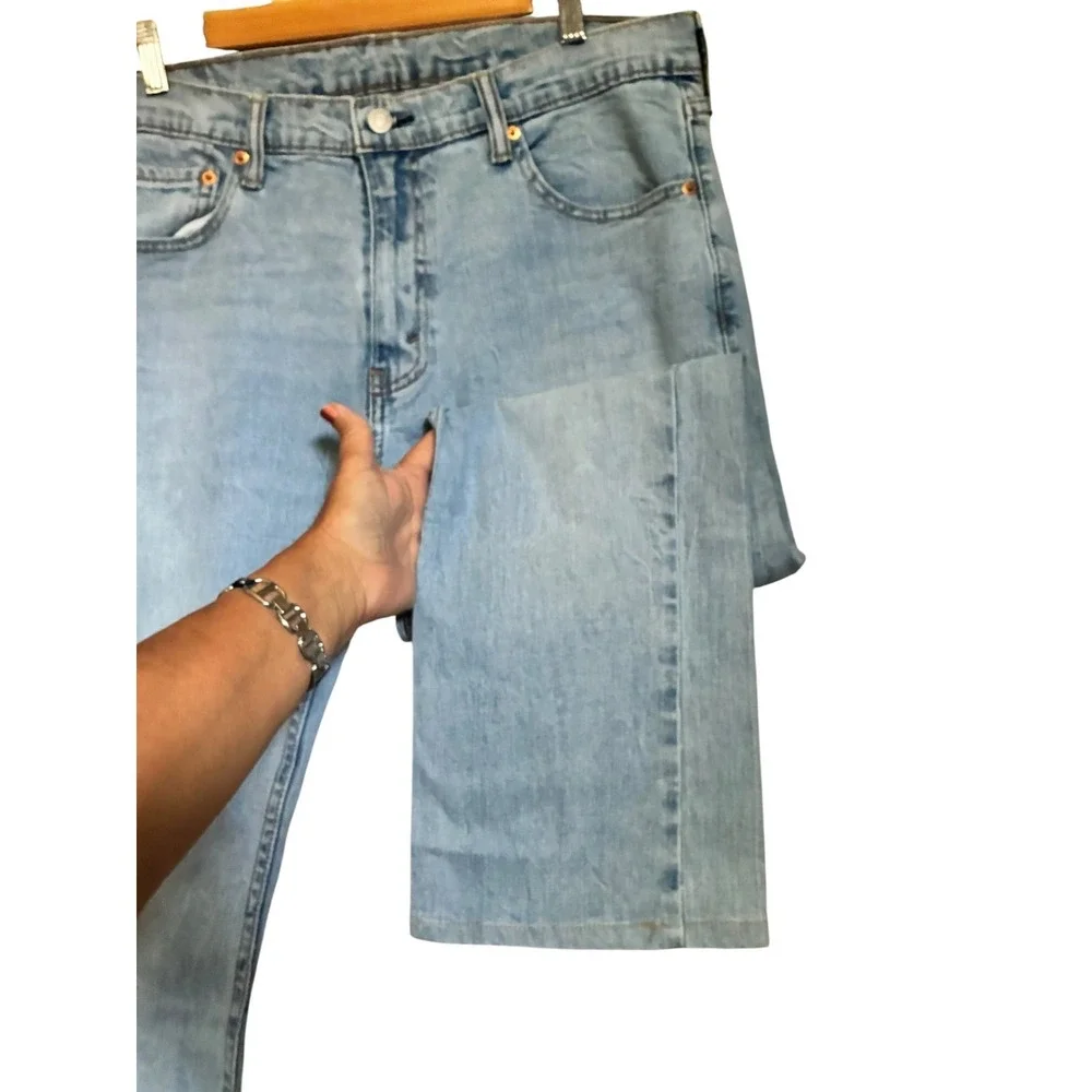 Levis 517 Slim Fit Light Blue Denim Jeans Size 36x30 100% Cotton Classic Style
